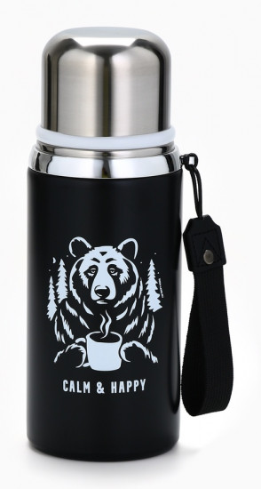 Термос «Calm and happy»