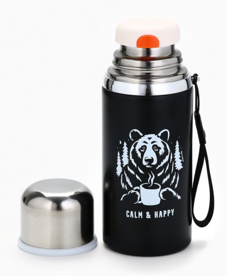 Термос «Calm and happy»