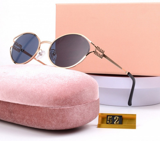 Солнцезащитные очки овальные однотонные