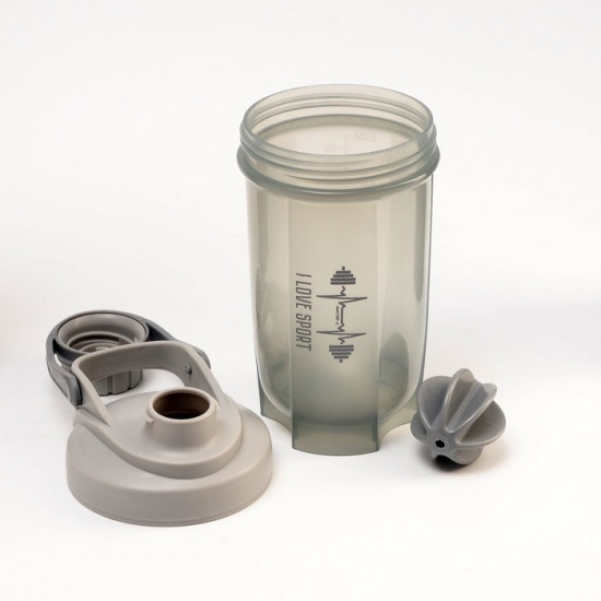 Шейкер спортивный протеиновый для коктейлей «Power»