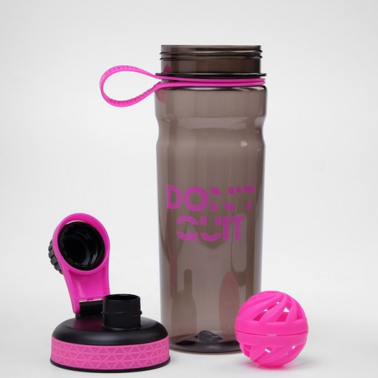 Шейкер спортивный для коктейлей «Don`t quit»