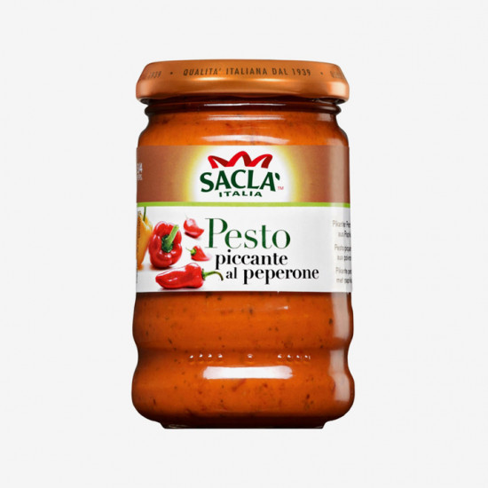 Соус Песто с красным перцем и перцем чили «Piccante Al Peperone»