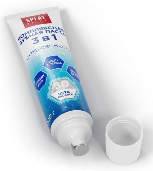 Зубная паста «Суперсвежесть 3 в 1»