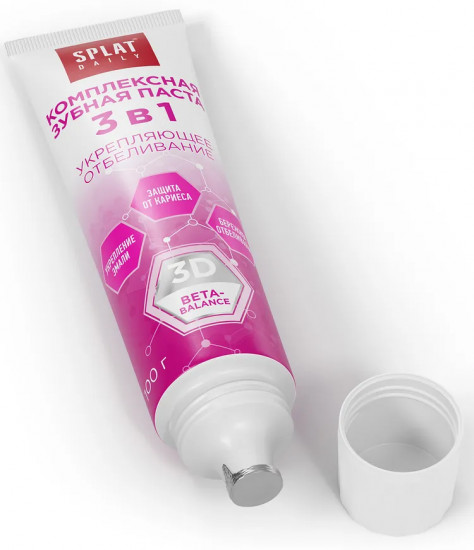 Зубная паста «Укрепляющее отбеливание 3 в 1»