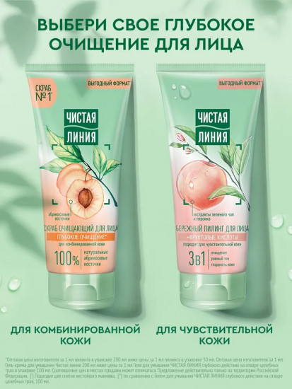 Скраб для лица очищающий «Мягкое отшелушивание»