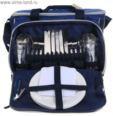 Термосумка с набором посуды «Арктика»  - Фото 4