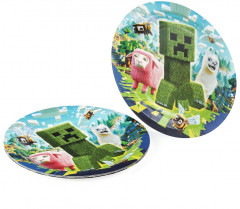 Набор тарелок бумажных «Пиксельные персонажи» - Фото 2