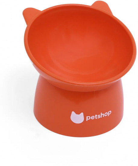 Миска для кошек и собак высокая «Кошечка»