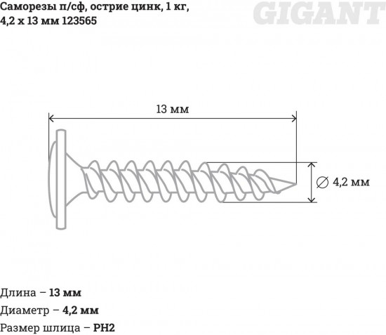 Набор саморезов