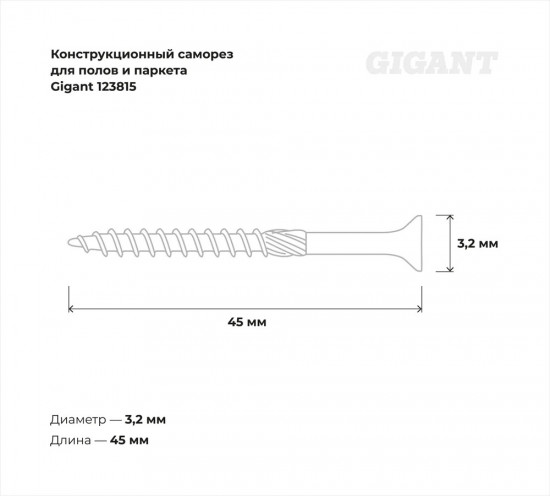 Набор саморезов конструкционных