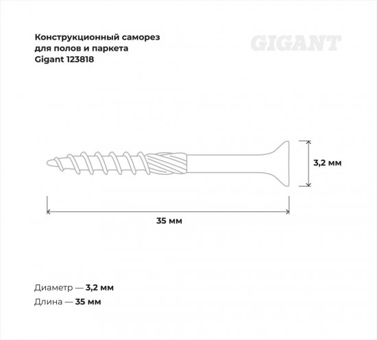 Набор саморезов конструкционных