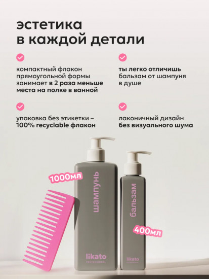 Бальзам восстанавливающий для повреждённых волос с кератином «Kergaglow»