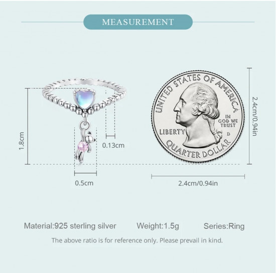 Кольцо с медвежонком