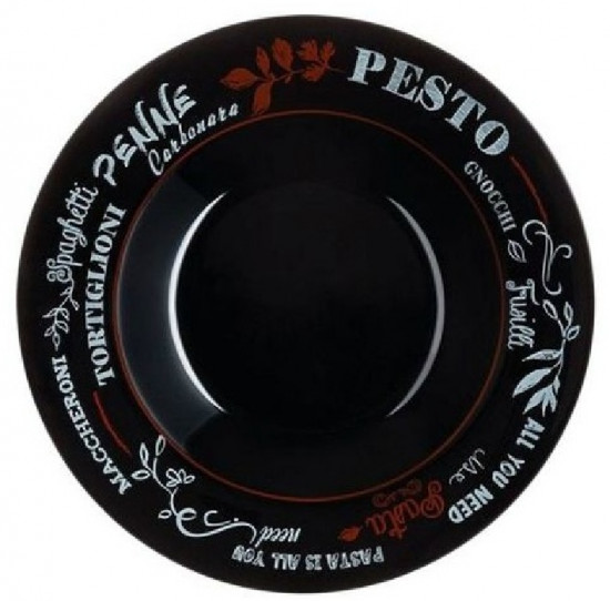 Блюдо для пасты «Friends Time black»