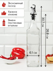 Набор бутылок для масла и уксуса - Фото 5