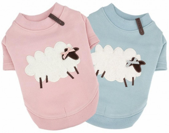 Футболка для собак «Овечки-облачка»