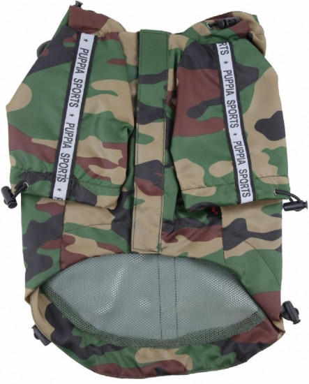 Плащ для собак со светоотражающими лентами