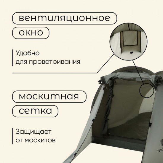 Палатка туристическая 2-местная «Kama 2»