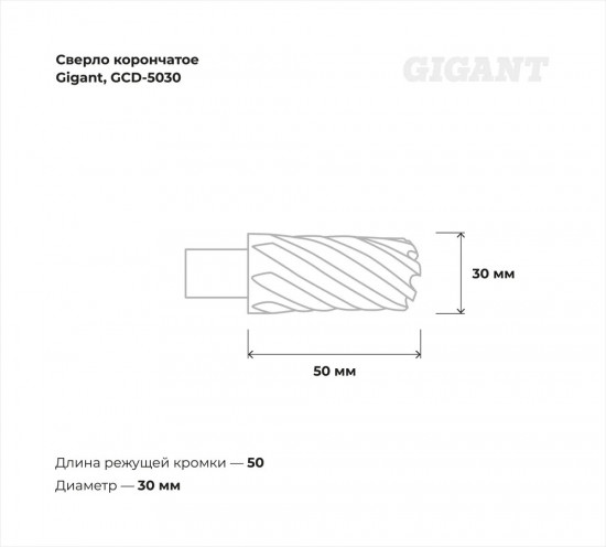 Сверло корончатое