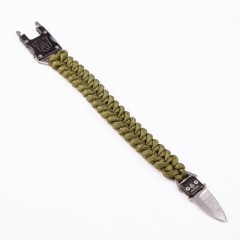 Браслет паракорд с ножом - Фото 1