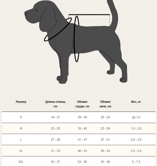 Футболка для собак S «Песик»