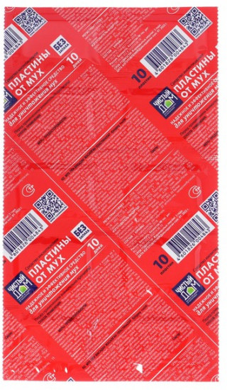 Пластины от мух и комаров