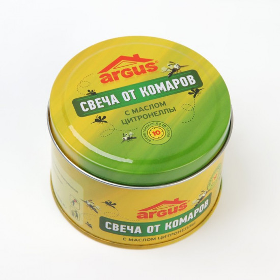 Антимоскитная свеча с маслом цитронеллы