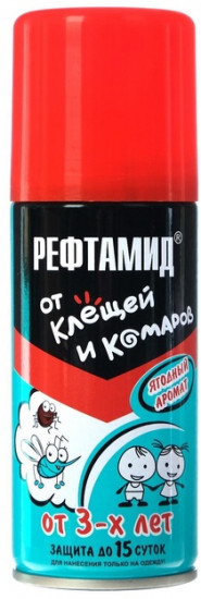 Аэрозоль от клещей и комаров