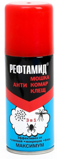 Репеллент от комаров, мокрецов, слепней