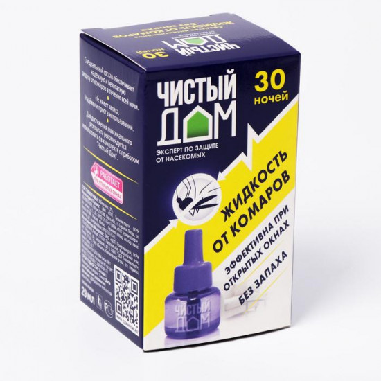 Дополнительный флакон-жидкость от комаров «30 ночей»