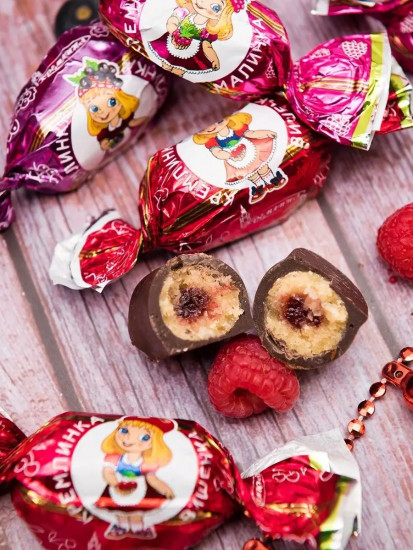 Конфеты глазированные с начинкой «Ассорти ягодное»