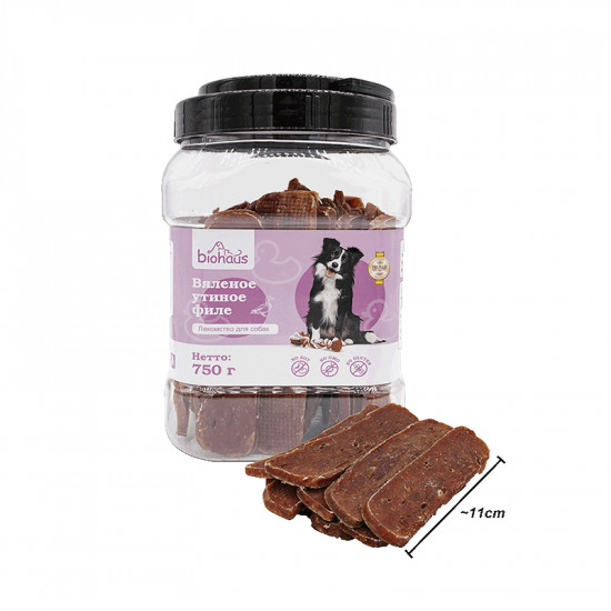 Лакомство для собак «Вяленое утиное филе»