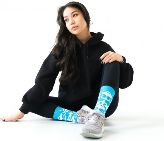 Дизайнерские носки с принтом «Ою-орнек»