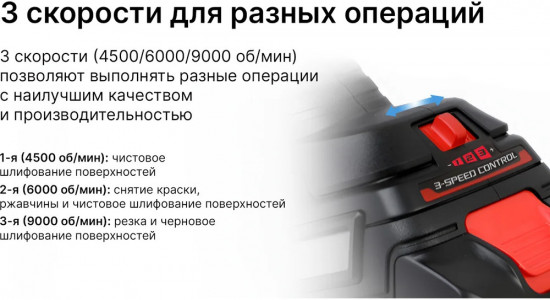 Угловая шлифовальная машина DG20BLH-125SV