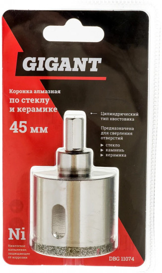 Коронка алмазная по стеклу и керамике