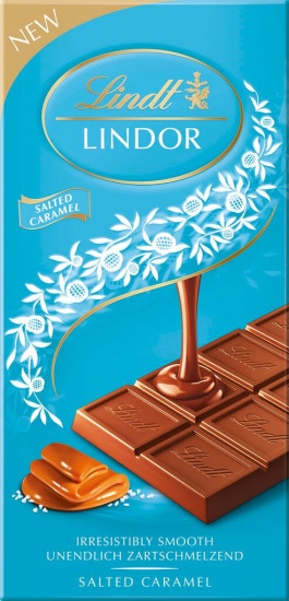 Шоколад молочный с морской солью и тающей карамельной начинкой