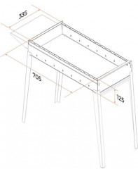 Мангал «Классика 750» - Фото 5