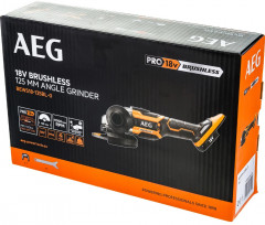 Бесщеточная Шлифмашина угловая BEWS18-125BL-0 - Фото 14