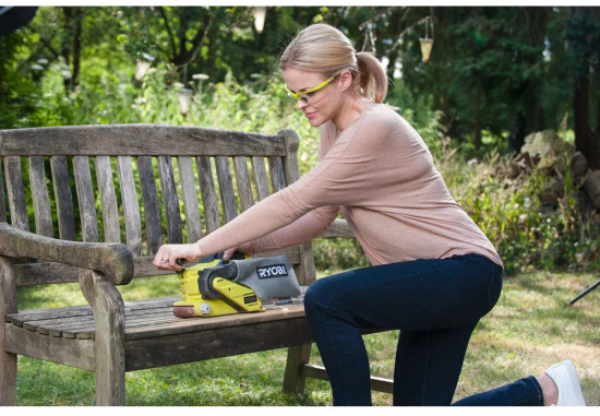 Шлифмашина ленточная ONE+ R18BS-0