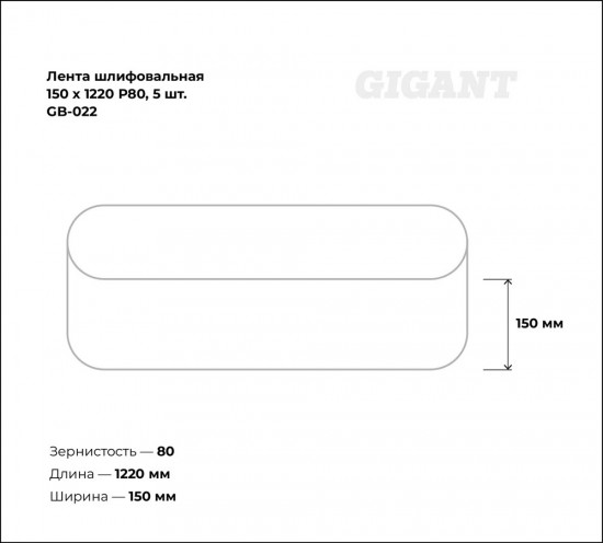 Комплект лент шлифовальных