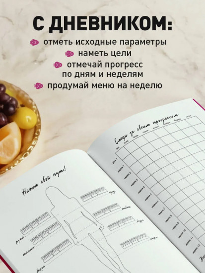 Дневник питания и тренировок «12 недель на пути к себе»