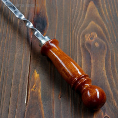 Шампур с деревянной ручкой - Фото 5