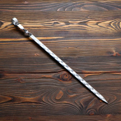 Шампур узбекский с ручкой-кольцом - Фото 1