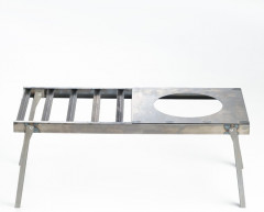 Решетка костровая «Следопыт» с подставкой под казан - Фото 1