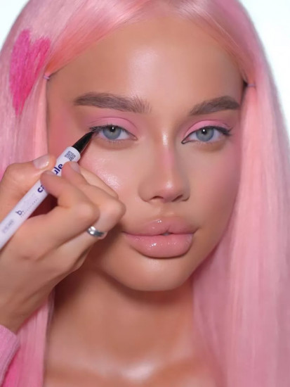 Подводка-лайнер для глаз водостойкая, оттенок 02 Brown art