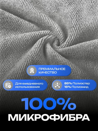 Салфетки для уборки из микрофибры в рулоне