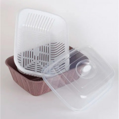 Хлебница с корзинкой и крышкой - Фото 1