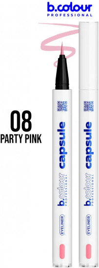 Подводка-лайнер для глаз водостойкая, оттенок 08 Party pink