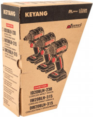 Гайковерт-винтоверт ударный DW20BLH-315 (Bare) - Фото 13