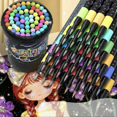 Набор акриловых маркеров с блеском - Фото 5